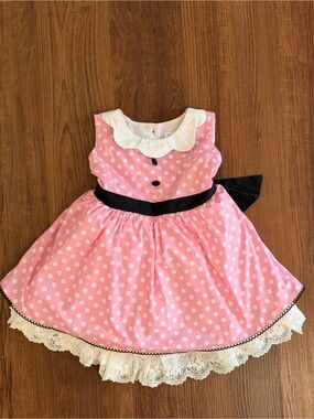 Three by the Sea Minnie Mouse inspired “believe in magic” dress